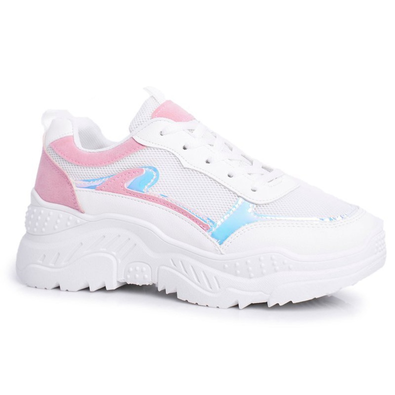 BUGO Women's Sport Shoes Pink White Memory BUGO Women's Sport Shoes Pink White Memory