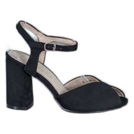 Filippo Black Sandals On A Bar Filippo Black Sandals On A Bar