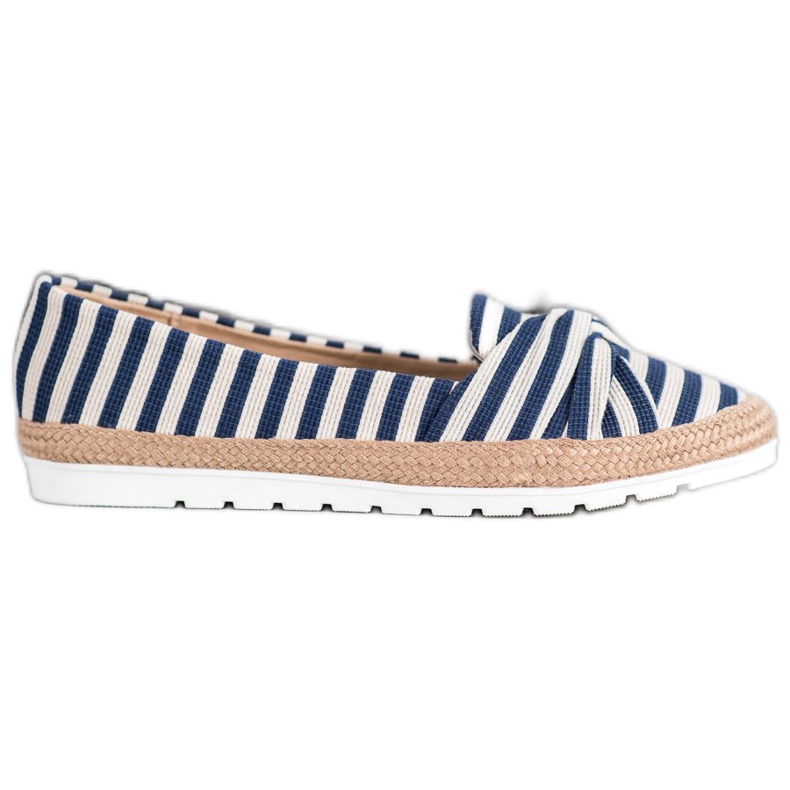 Filippo Slip-on Shoes With Stripes white blue