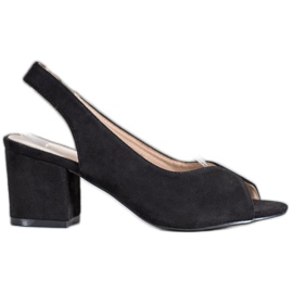 Filippo Casual high heeled sandals black Filippo Casual high heeled sandals black