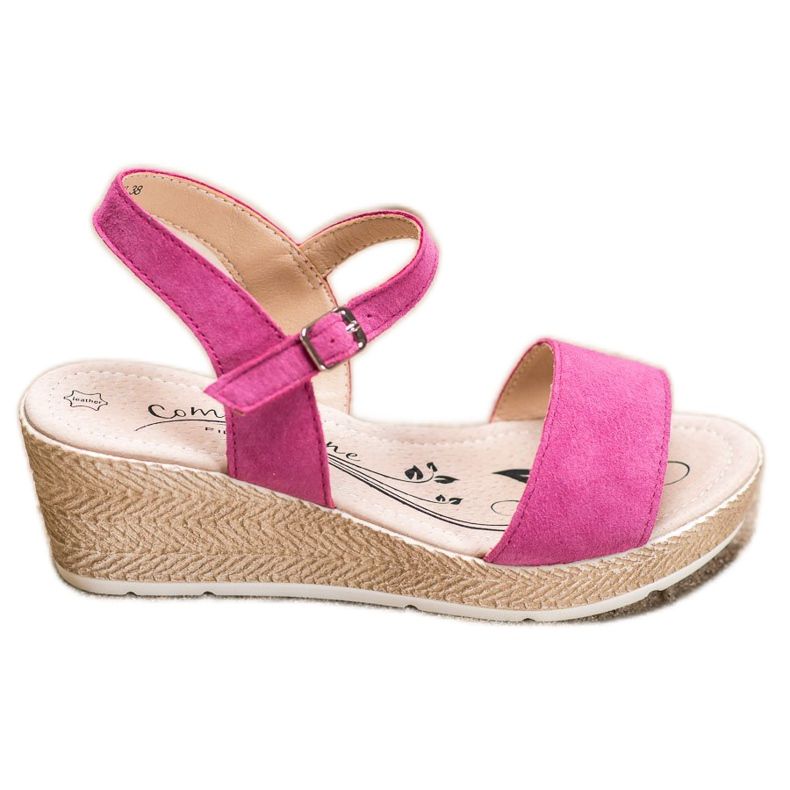 Filippo Casual Leather Sandals pink