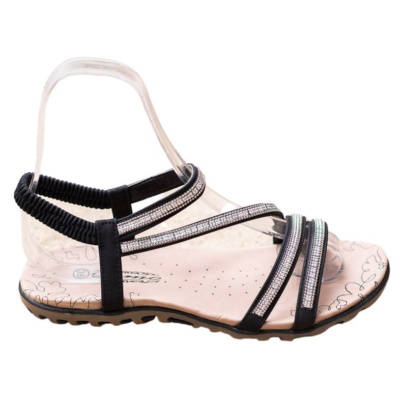 Camo Comfortable Slip On Sandals black