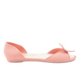 Pink melissa rubber ballerinas with heart KM121-22