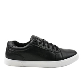 Black men's eco-leather sneakers D83701 Black men's eco-leather sneakers D83701