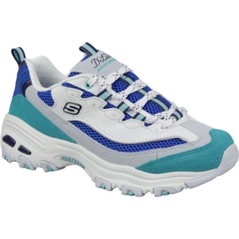 Skechers D'Lites Second Chance W 13146-WBL white blue multicolored