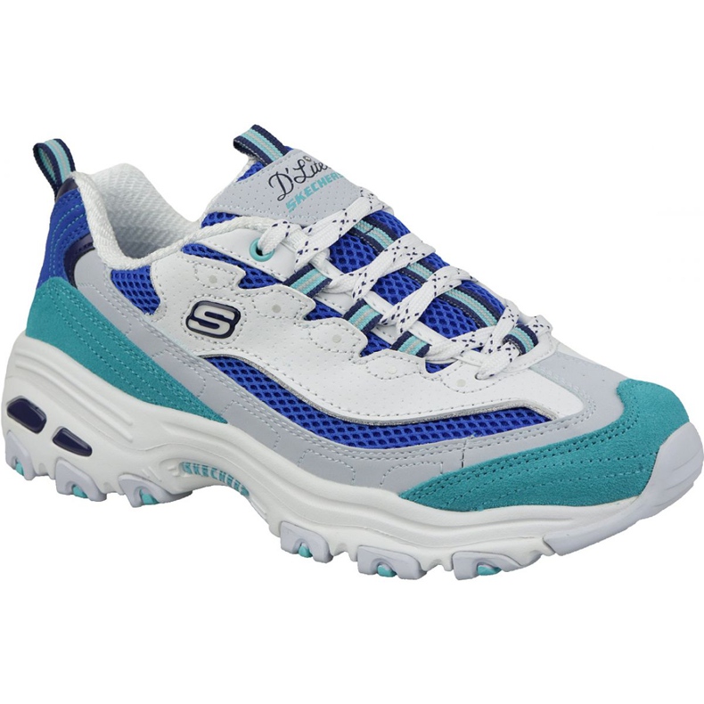 Skechers D'Lites Second Chance W 13146-WBL white blue multicolored