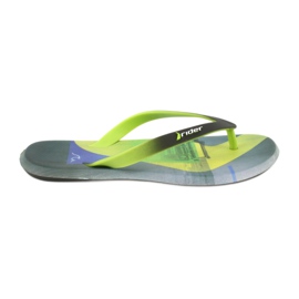 Men's flip-flops Rider Energy AD 10719 black blue grey green Men's flip-flops Rider Energy AD 10719 black blue grey green