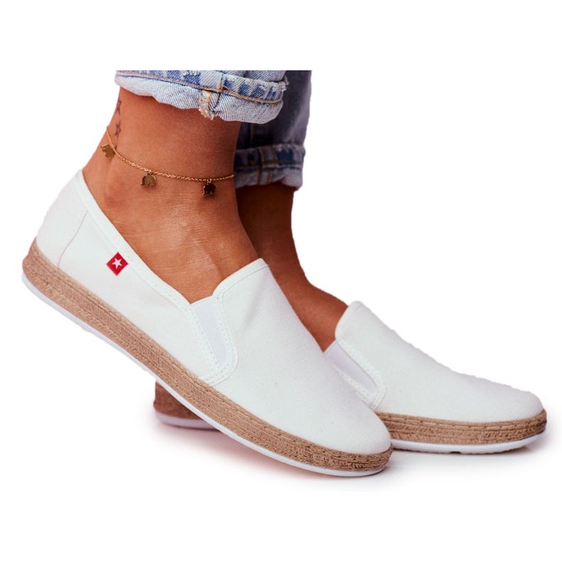Women's Espadrilles Big Star Slip-on White FF276038