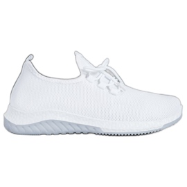 SHELOVET White Openwork Shoes