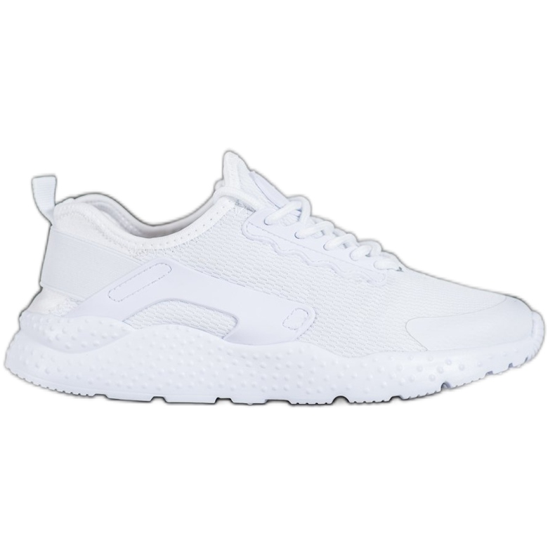 SHELOVET White Textile Sneakers