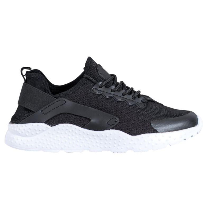 SHELOVET Black Textile Sneakers