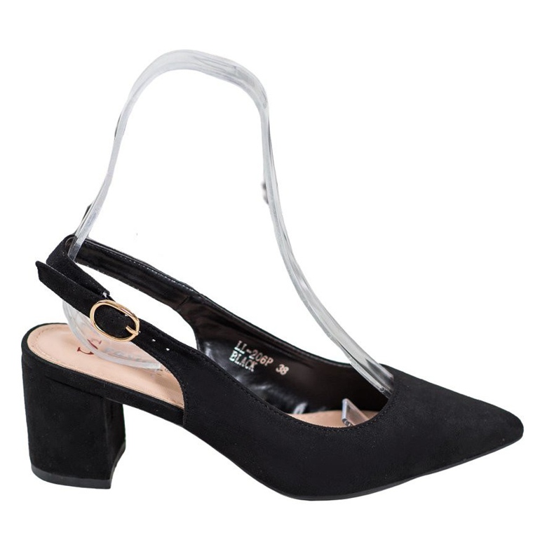 Seastar Pumps With A Discovered Heel black