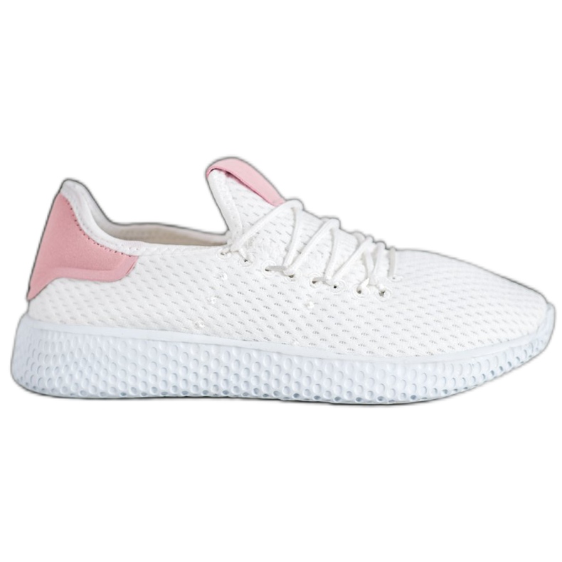 SHELOVET Openwork Sport Shoes white SHELOVET Openwork Sport Shoes white