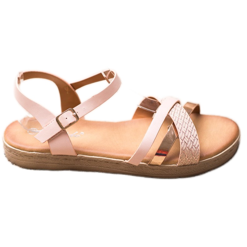 Weide Stylish Sandals Made Of Eco Leather pink