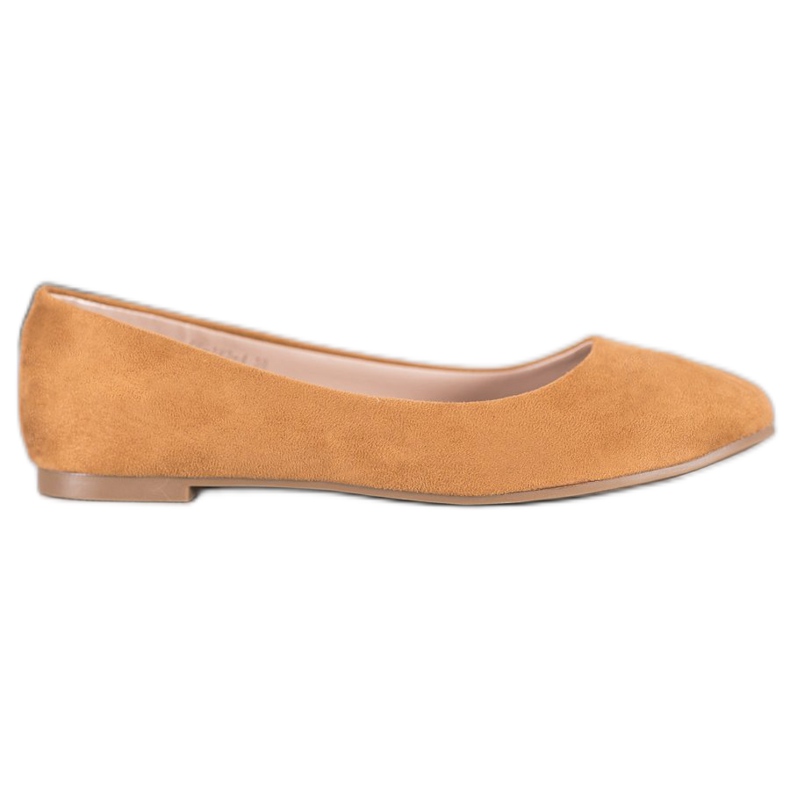 Best Shoes Suede ballerinas brown