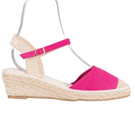 Best Shoes Espadrilles Pink Sandals