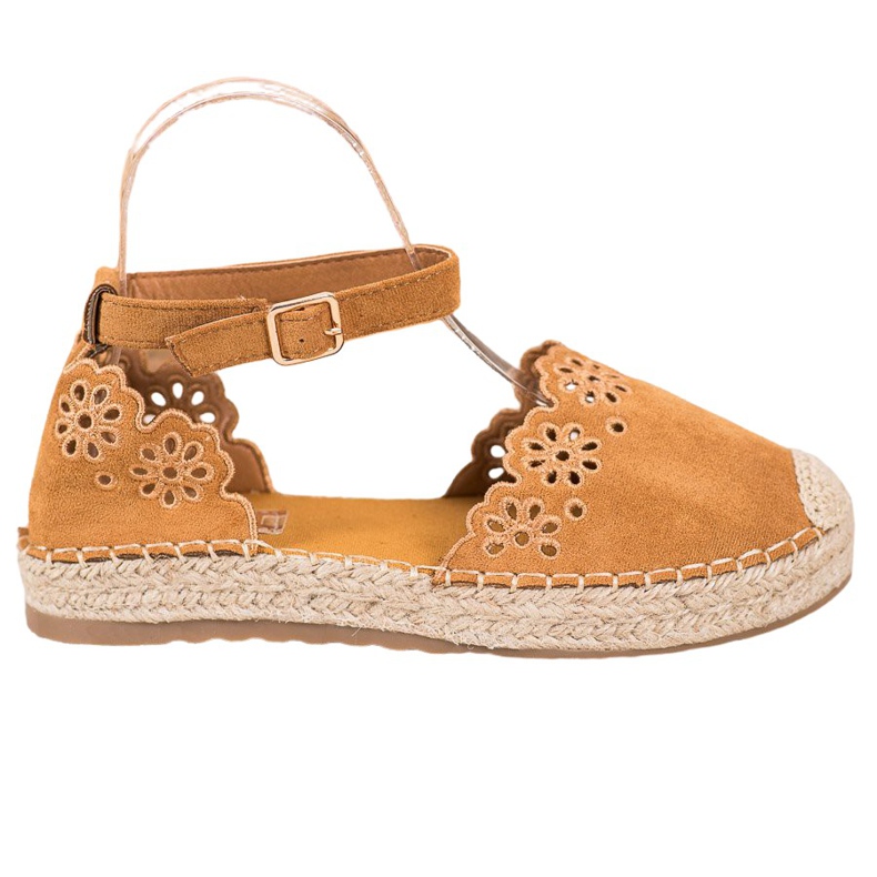 Seastar Espadrilles With Openwork Pattern brown