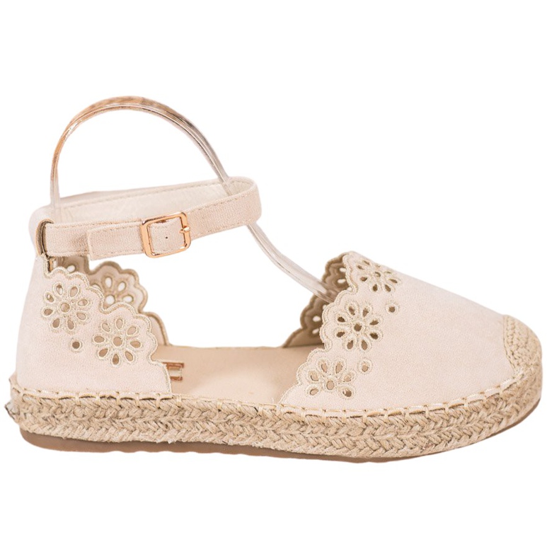 Seastar Espadrilles With Openwork Pattern brown