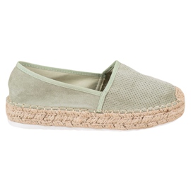Seastar Openwork Espadrilles With Suede green