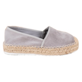 Seastar Openwork Espadrilles With Suede grey