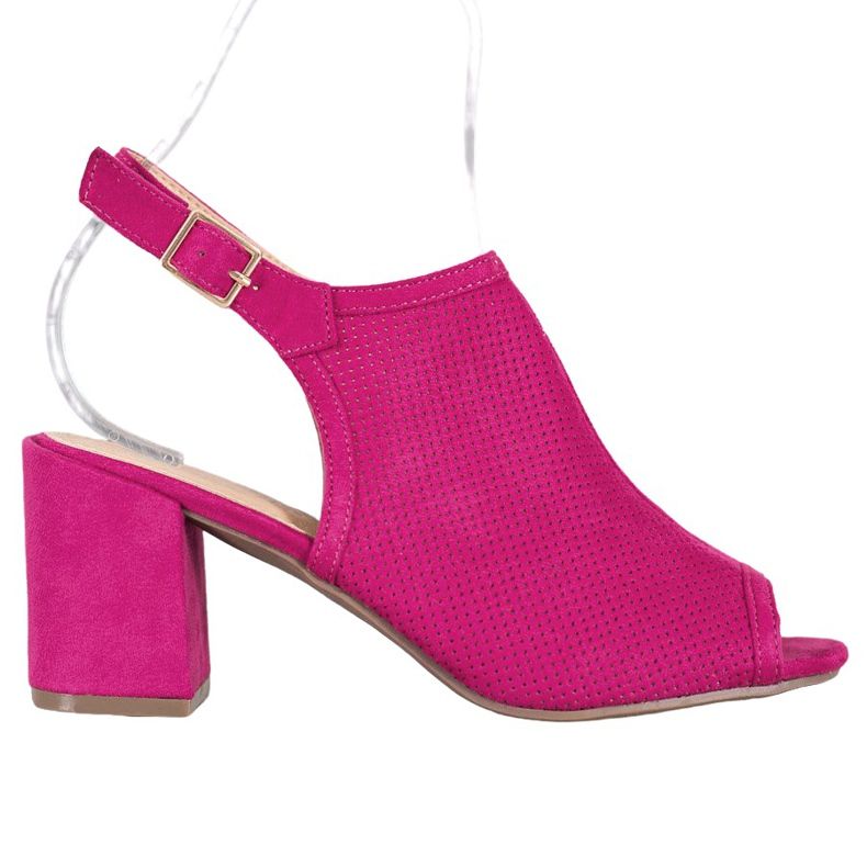 SHELOVET Classic Closed Sandals pink