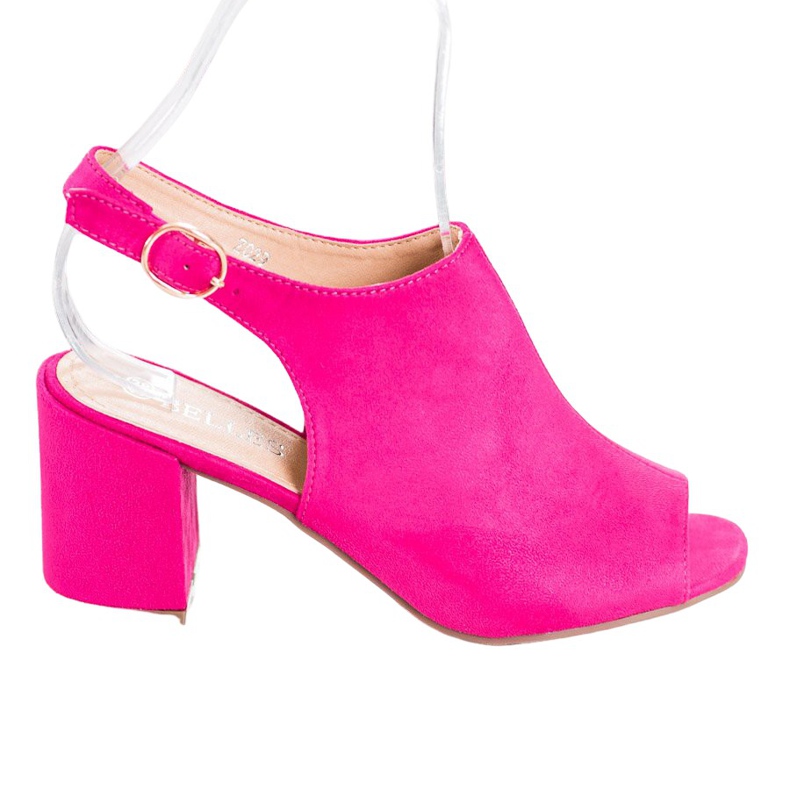 SHELOVET Classic high-heeled sandals pink SHELOVET Classic high-heeled sandals pink