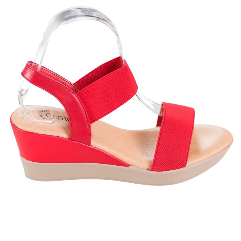 Clowse Light Slip-On Sandals red