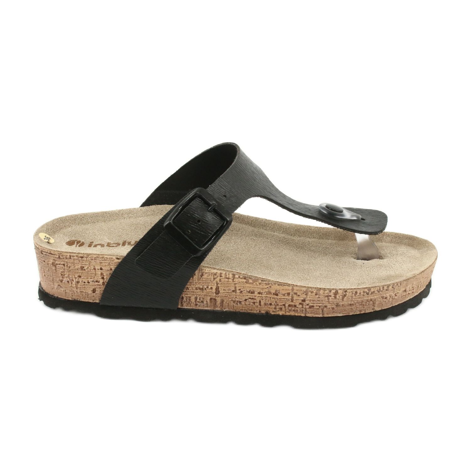 Prophylactic women s slippers Inblu NM020 black