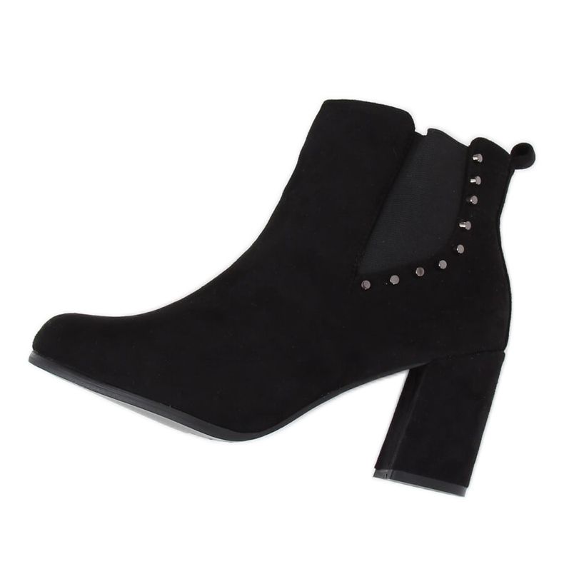 Black boots with high heels black 8063 Black Ii Genre