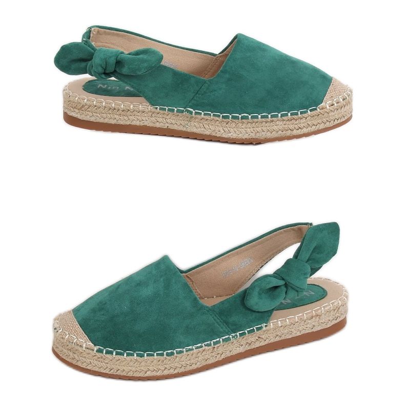 Green espadrilles for women 3016 Green