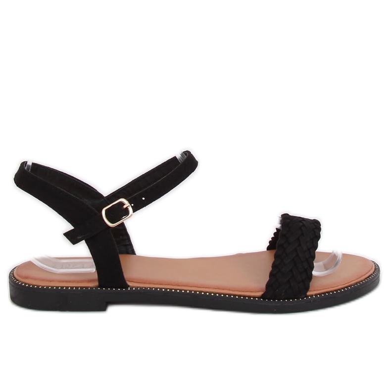 Black women's sandals WL061 Black