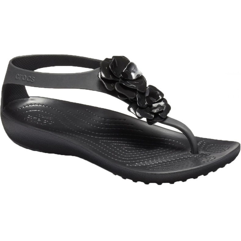 Crocs Serena Embellish Flip W 205600-060 black pink