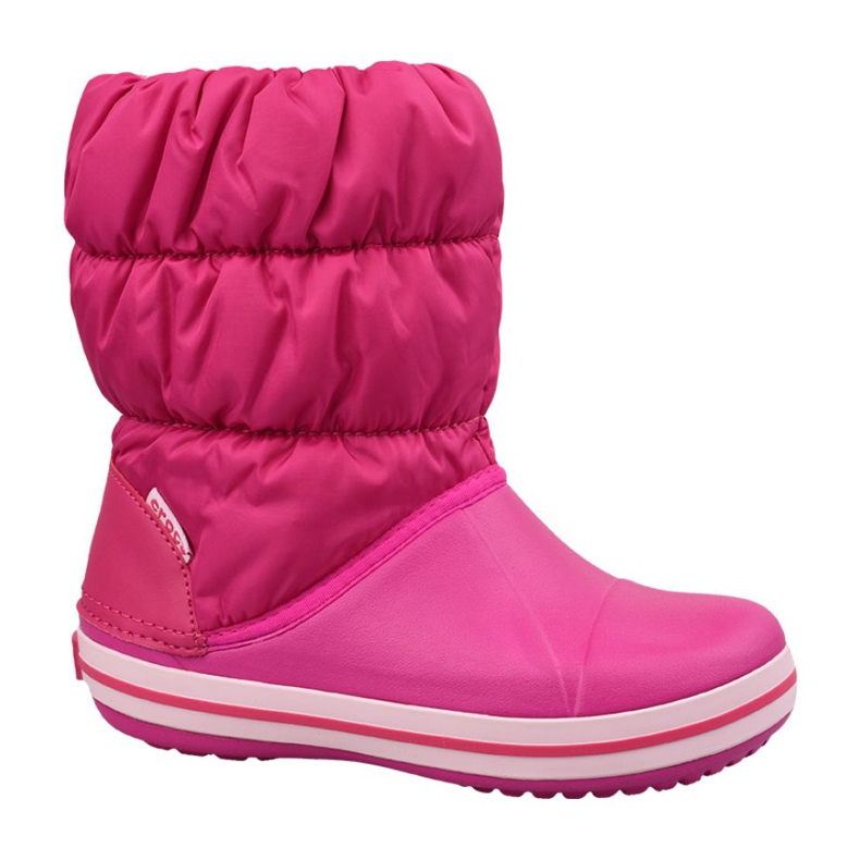 Crocs Winter Puff Boot Jr 14613-6X0 black pink