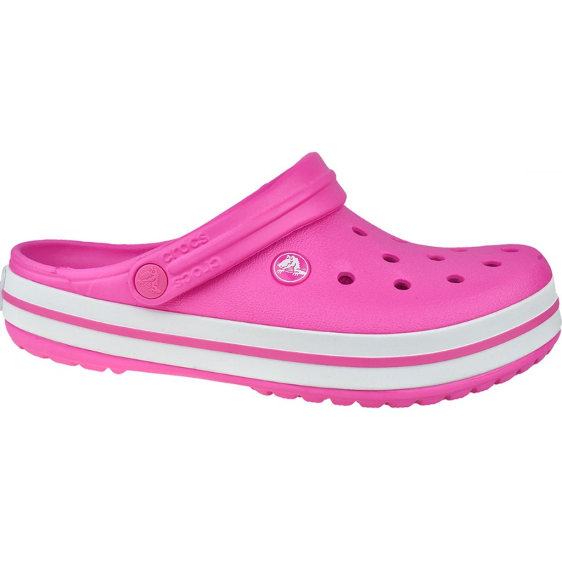 Crocs Crocband 11016-6QR shoes white pink Crocs Crocband 11016-6QR shoes white pink