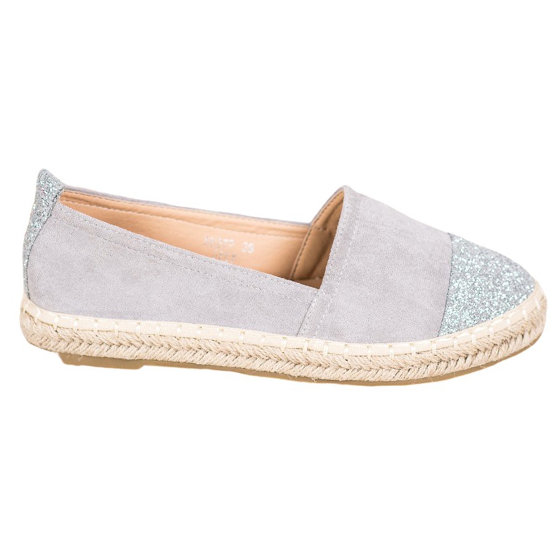 Seastar Espadrilles With Glitter grey
