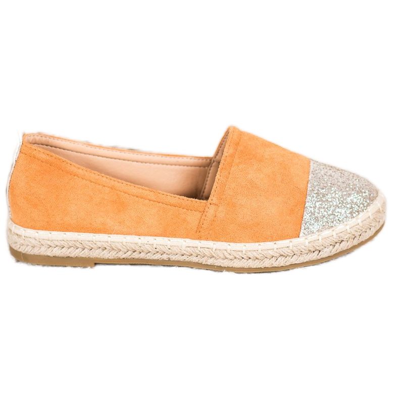 Seastar Espadrilles With Glitter orange yellow