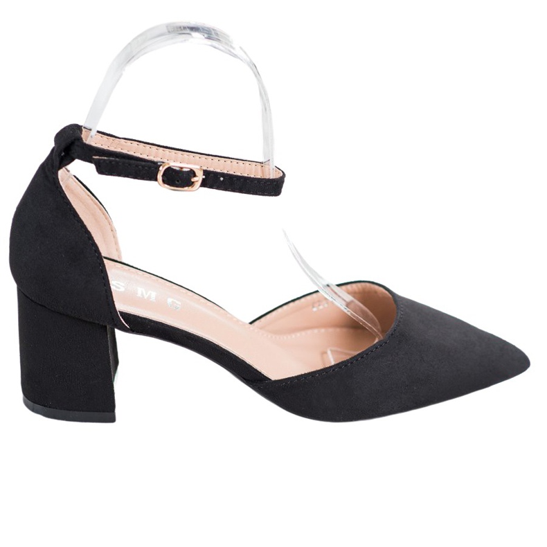 SHELOVET Classic Pumps With Buckle black