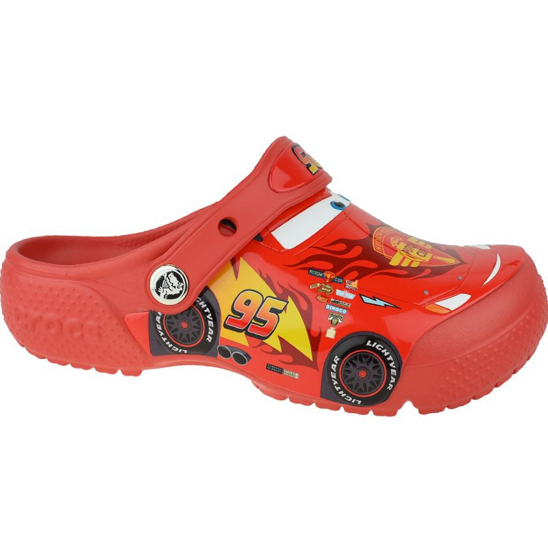 Crocs Fun Lab Cars Clog Jr 204116-8C1 red - KeeShoes