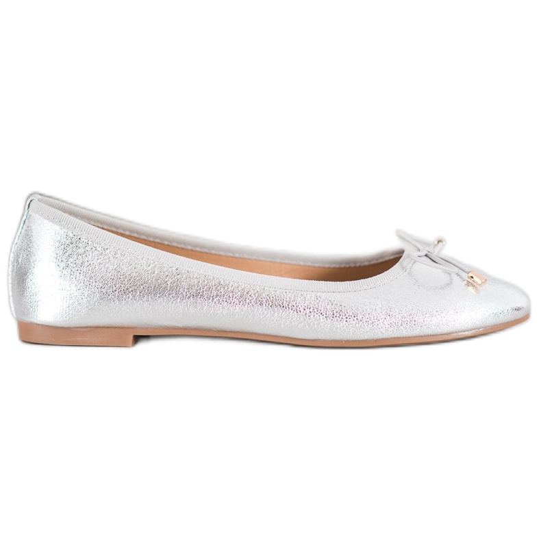 Seastar Eco leather ballerinas grey
