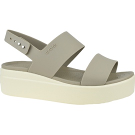 Crocs Brooklyn Low Wedge 206453-15W brown