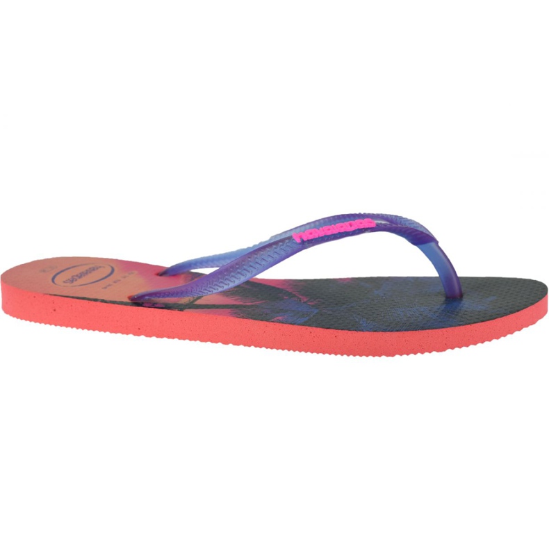 Havaianas Slim Paisage 4132614-6024 flip-flops navy blue pink