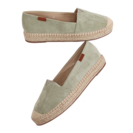 Classic espadrilles aquamarine 99-23A Green
