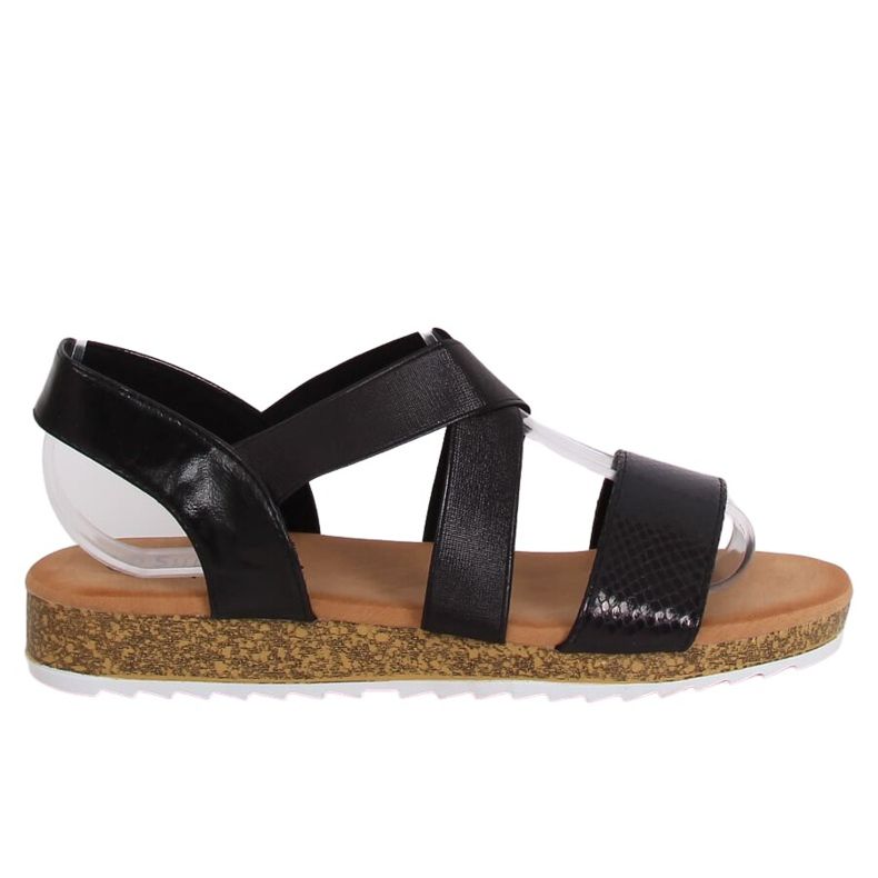 Black women's sandals AM042 Black Black women's sandals AM042 Black