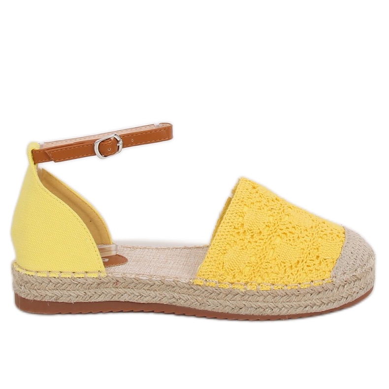 Espadrilles cut honey 3035 Yellow