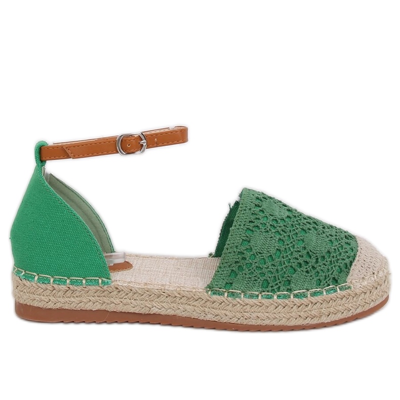 Espadrilles cut green 3035 Green