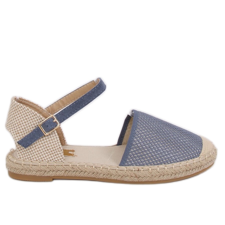 Blue women's espadrilles MB-64119 Blue