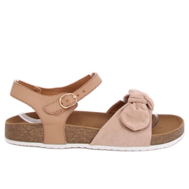 Ladies' beige sandals TL8-2 Beige