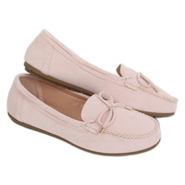Ladies' beige loafers LL97 Beige