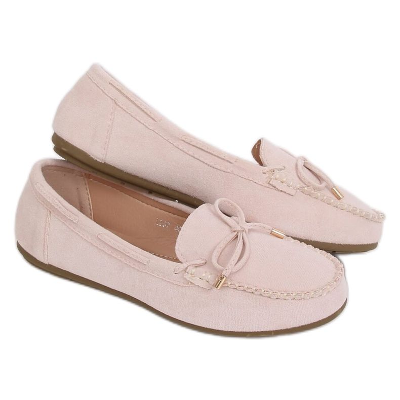 Ladies' beige loafers LL97 Beige