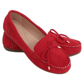 Red Women's loafers LL97 Red